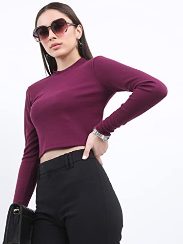 Image of KETCH Women Cotton Regular Fit Full Sleeve Tops