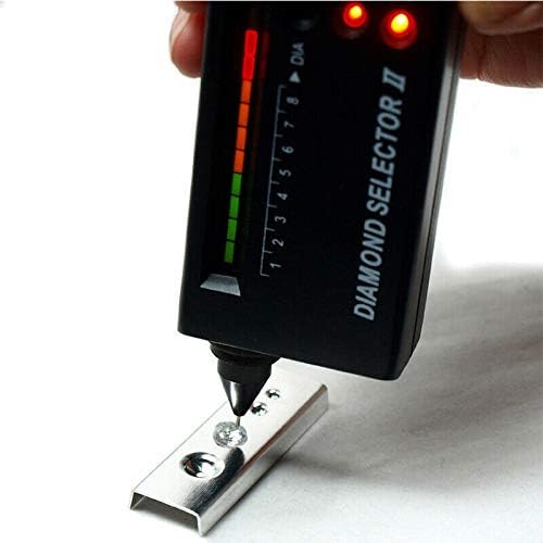 Jeweler Diamond Tool kit,Portable Diamond Tester with 60 X Led Lighted Illuminated Loupe Magnifying Glasses Magnifier Combo