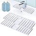 Yiezio Poignée de robinet en silicone - Plateau récupérateur d'égouttement - Protection en silicone pour robinet d'évier de salle de bain, accessoires d'évier de cuisine (blanc)