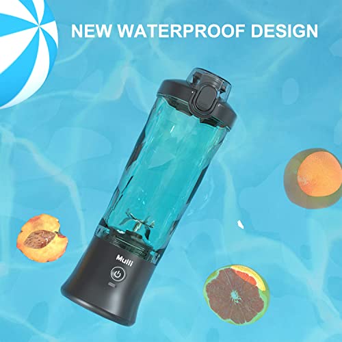 Mulli Portable Blender,Personal Blender For Shakes And Smoothies,Rechargeable Mini Mixer, 20 Oz With Travel Lid For Home/Kitchen/Gym #TOP1