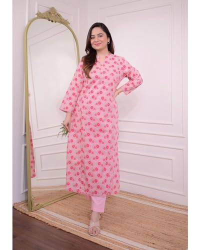 Image of FABNEX kurta set for women | Women Kurti Pant Set (K-Set-1)