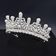 FRCOLOR Hochzeit Strass Krone Krone Mode Krone Braut Kopfschmuck Braut Krone Silber