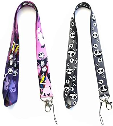 Cartoon Skull Lanyards Keychain Lanyards ID Badge Holder Clip Neck Strap for Keys,ID Badges,Cell Phone