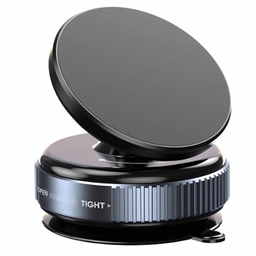 Ya en manzanajugosa.com: XXHUO - Soporte magnético para teléfono de Coche (rotación de 360°, fijación con Ventosa con imán Potente, Compatible con iPhone 12-16 con Anillo magnético Incluido, Color Negro