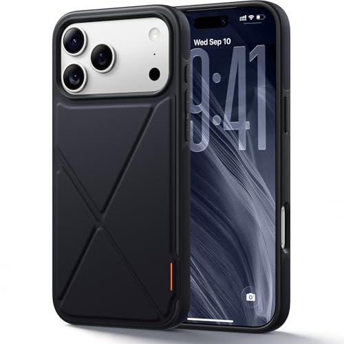 �y2026�ō�����&�X�^���h�̐V�`�ԁzPEEROCK iPhone 17 Pro �p �P�[�X MagSafe�Ή� �ČRMIL�K�i 360°�S�����ϏՌ��y���c�����E�B���X�^���h�z�ő�25W�}���[�d�Ή� �w��h�~/�}�b�g�d�グ/���ϖh�~ ���C�����X�[�d�Ή� ��