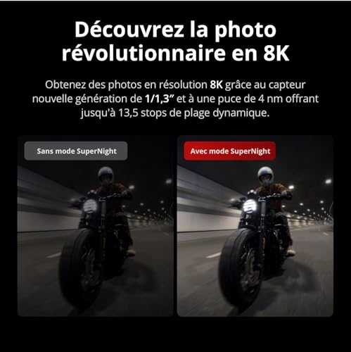 DJI Bundle Aventure Osmo Action 5 Pro, Caméra d’Action 4K avec Capteur 1/1,3", 12 h d’Autonomie Étendue avec 3 Batt., Stabilisation, Double Écran Tactile OLED, Mini Caméra d’Action pour Voyage, Vlog