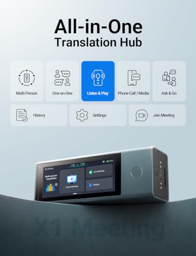 Image of Timekettle X1 Meeting AI Translator Interpreter Hub for Meetings