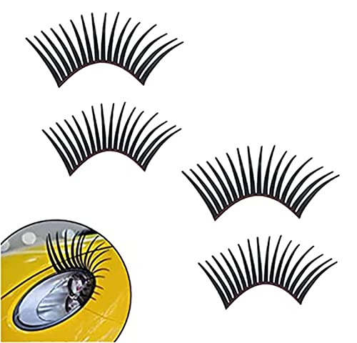 Ojos, Video Games Xingyuexuan Pegatina de Faros del Coche Etiqueta engomada de Las pestañas de los Ojos Falsos, Pegatinas de la pestaña del Coche, de Las pestañas...