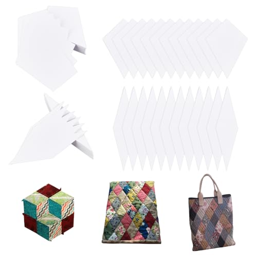 GOMAKERER 200 Pcs 2 Styles English Paper Piecing