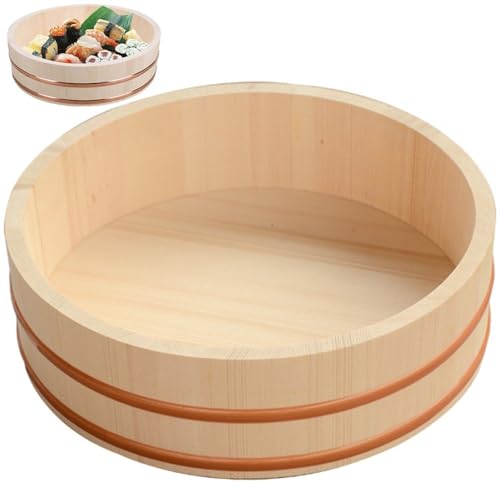 Seau de nourriture pour restaurant récipient à riz sushi en bois