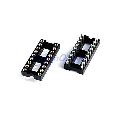 10pcs/lot DIP-18 Round Hole 18 Pins 2.54MM DIP 18 PIN DIP18 IC Sockets Adaptor Solder Type IC Connector
