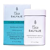 COCO SALVAJE Natural Deodorant Stick for Women & Men | Aluminum Free Deodorant with Magnesium | Non toxic, Vegan, Hypoallergenic and Pregnancy Safe | Organic Ingredients | 2.11oz LAS VELAS (Minty)