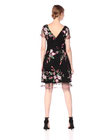 green emerald velvet dress Amazon.com: Adrianna Papell Women's Floral Embroidery Flared Dress, Blush  Multi, 8 : Clothing, Shoes & Jewelry main image 1