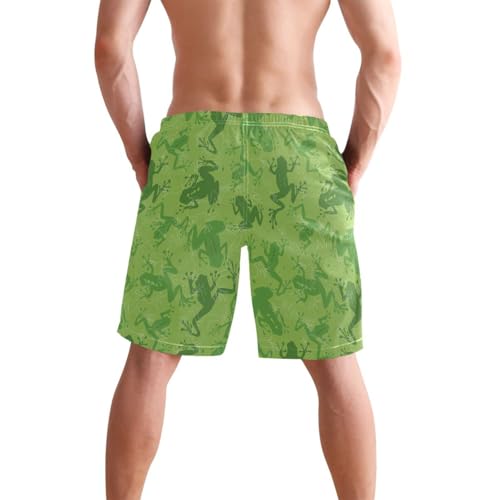 Men's Swim Trunks Frogs Board Shorts Quick Dry Swimsuit Swimwear Holiday Party Bathing Suit2