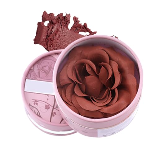 Rose Blush - 3D En Forma De Pétalos Desnudos De Maquillaje Nude Blush | Potenciador De Color De Mejilla Natural Con Diseño De Pétalos Pequeños Fáciles De Aplicar | Rose Blusher Everyday Beauty