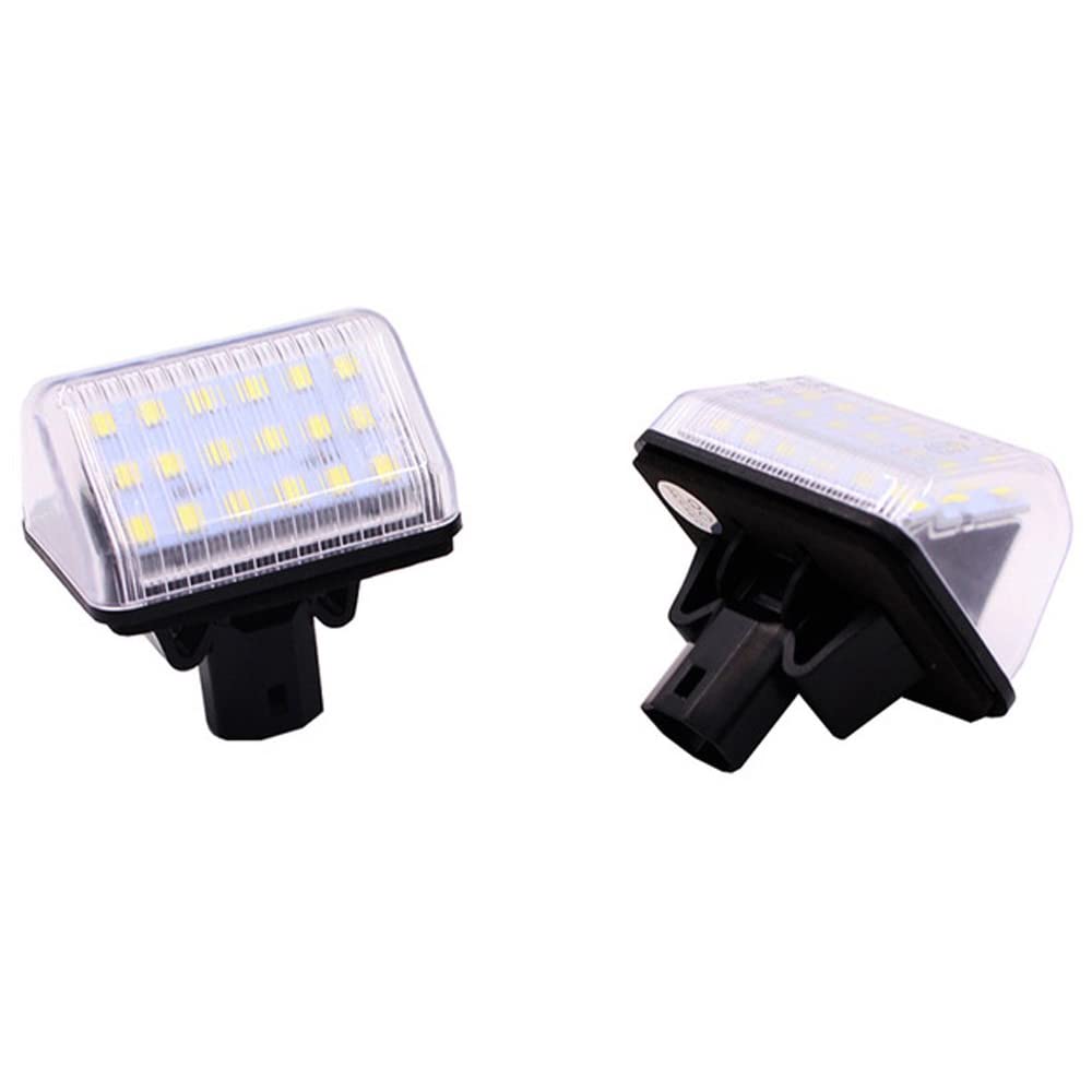 Kit éclairage Plaque Immatriculation LED Blanche Pour Mazda - 2 Lampes SMD 3528 - Sans Erreur OBD - 8