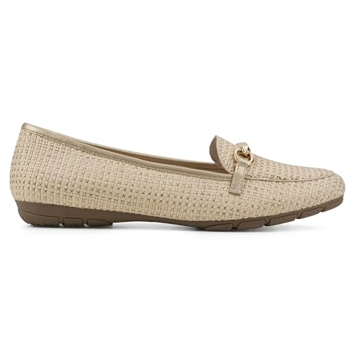 Image of CLIFFS BY WHITE MOUNTAIN Women's Glowing Cushioned Loafer Flat