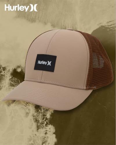 Image of Hurley Mens Trucker Hat Fairway Mesh Trucker Hat, Quick Dry Snapback