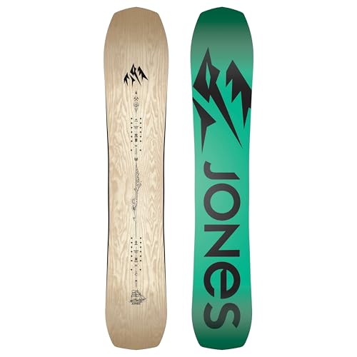 JONES - Women's Flagship, Snowboards Directional Freeride, Ideal for All-Mountain Charging in Any Condition, Size 155, Color Wood Veneer