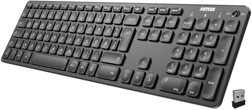 Arteck Kabellose Tastatur, Deutsches QWERTZ Layout