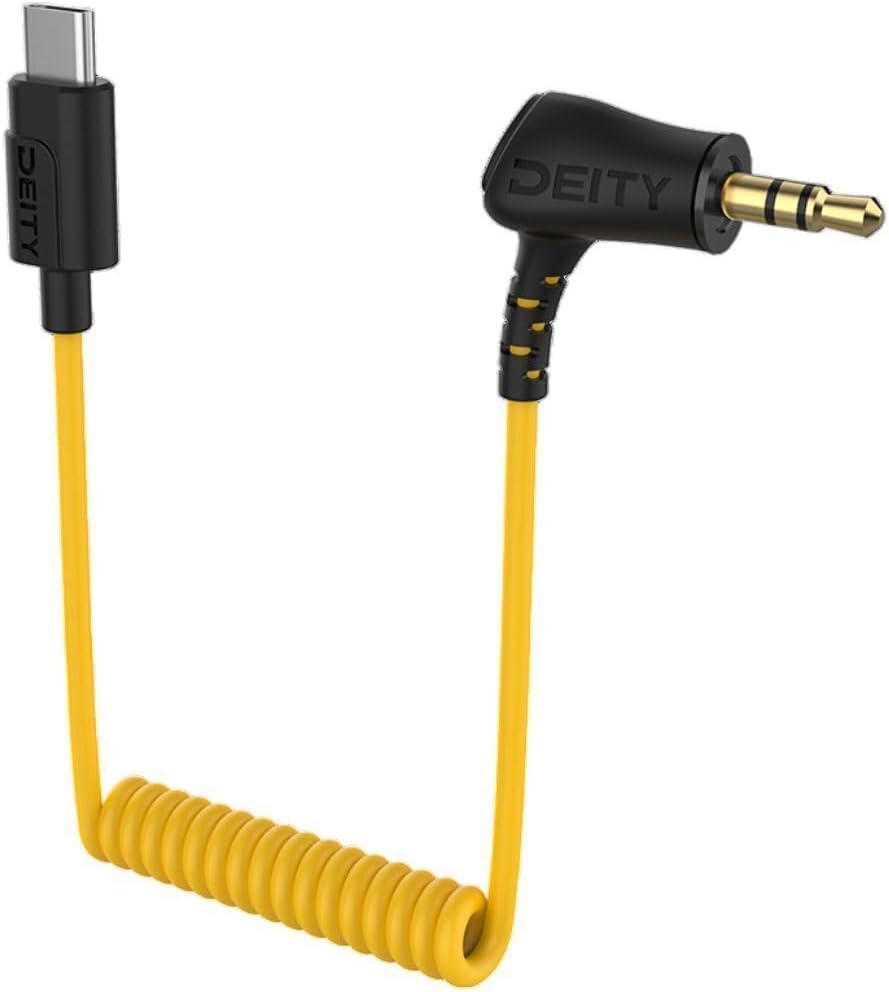 Deity C21 3.5mm TRS to USB-C Looped Cable with Precise Timecode Transmission for Content Creators and Filmmakers