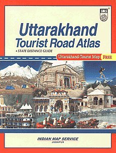 Paperback Uttarakhand Road Atlas and State Distance Guide Book