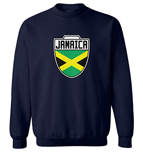 Jamaica - Country Soccer Crest Toddler Fleece Crewneck Sweater