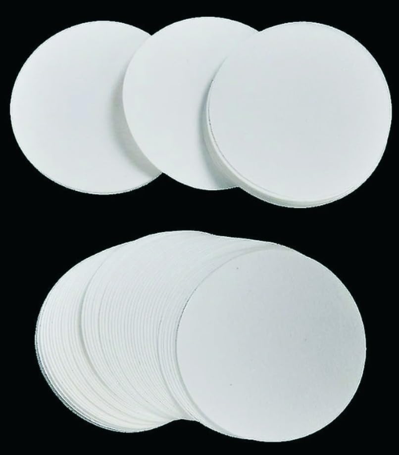 NOZOMI Qualitative Round Filter Paper, Grade 1, 110 mm Diameter, Pack of 100 for Chemistry Lab Experiments, Schools or Laboratory Activities-image-12