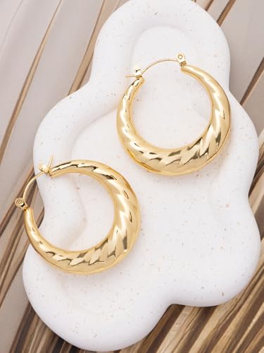 Image of Scintillare by Sukkhi Excellent Stainless Steel Round Hoop Earring Jewellery for Women & Girls|Anti Tarnish Jewellery|Gifts for Wife Girlfriend Mother Sister