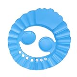 Funciones: Puede proteger el Kid 's los ojos y los oídos del agua durante el baño; puede mantener el Kid' s cara y ojos libre de cabello durante el corte de pelo.