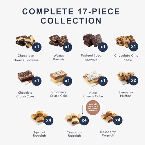 Dulcet Valentine’s Day Gift Basket For Him or Her - Gift Basket for All Types of Special Occassions - Assorted Variety of Tastes with Delicious Brownies Crumb Cakes Rugelah and Muffins.