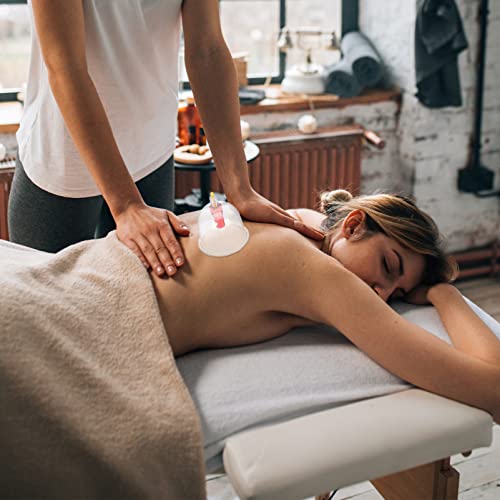 1 set de copas de ventosa profesionales para cupping en casa, ligeras y fáciles de usar para alivio muscular y bienestar, para salones de belleza y cuidado personal miniatura 3