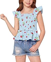 Light Blue - Cherry Plaid