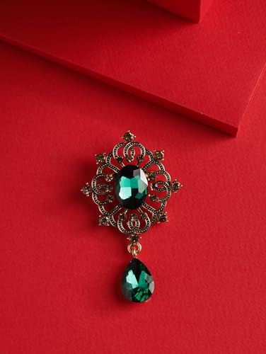 Image of MINACHI Vintage Victorian Design Queen's Cameo Antique Wedding Brooch Pin, Jewelry Gift for Women