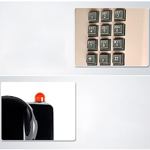 MYADDICTION-Wall-Phone-Handset-Volume-Control-Wall-Telephone-for-Living-Room-Office-Black-Home-Telephones-Accessories-Corded-Telephones-consumerelectronics