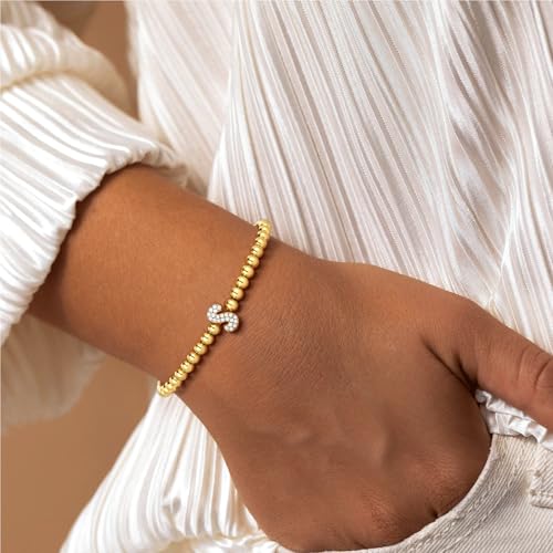 Fimhut Zircon Letter Bracelets - image 5