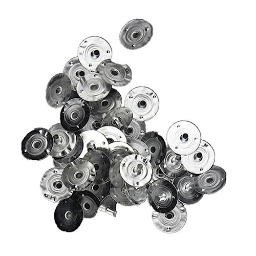 Base metálica para mechas de vela 400 piezas NUOBESTY