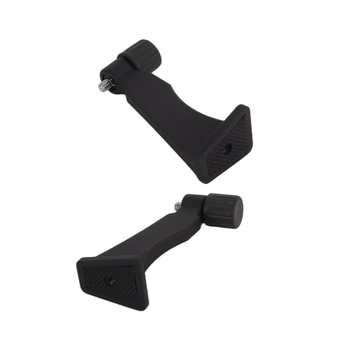 Adaptateur pour trépied de jumelles avec filetage 1/4 pouce – Métal, noir pour télescope et jumelles