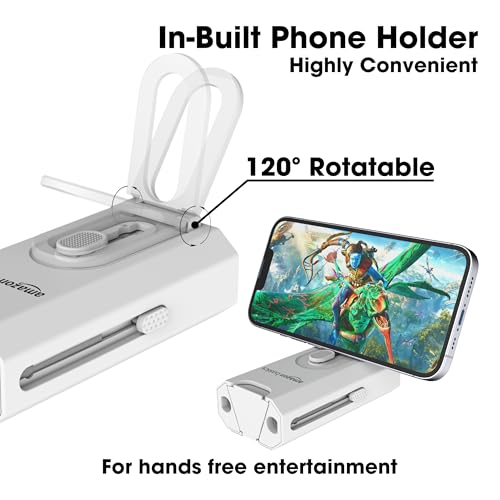 Image of Amazon Basics 8-in-1 Cleaning Kit for Laptop, Mobile, iPhone, AirPods, Earbuds, Keyboard | Multifunctional Tool Kit | Includes Microfibre Cloth & 250 ml Cleaning Liquid