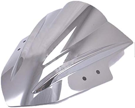 Double Bubble Windshield Windscreen for Kawasaki Ninja 300 EX300R 300R 2013-2017 (Smoke)