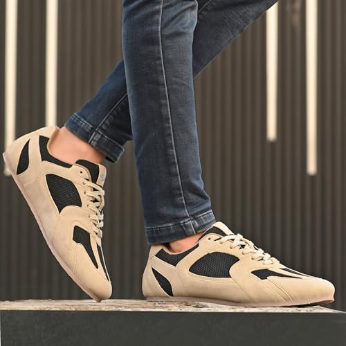 Image of Cruiser Sneaker for Men | Lightweight & Comfortable | Stylish Lace-Up Casual Footwear with Cushioned Insole | Perfect for Versatile Outfits (2646)