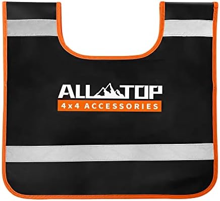 ALL-TOP Winch Damper, Winch Cable Damper, Safety Recovery Dampener - Reflective Strips for High Visibility in Dark!