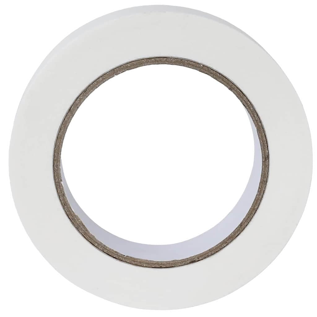 Nastro adesivo per pittore, 24 pezzi, bianco, 30 mm x 50 m, nastro coprente per interni ed esterni, impermeabile, antistrappo, adatto per ristrutturazione, riparazione e artigianato