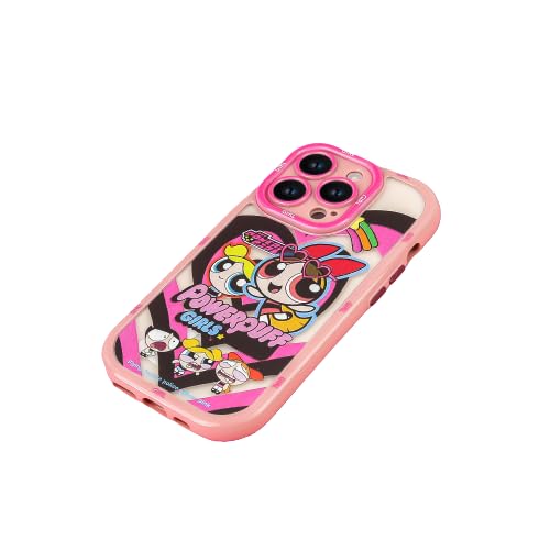 Image of Peeperly Back Cover Case for iPhone 13 Pro Max Soft TPU, Shockproof Protective Vibrant Power Girls Puff Case for Girls & Women(Pink)