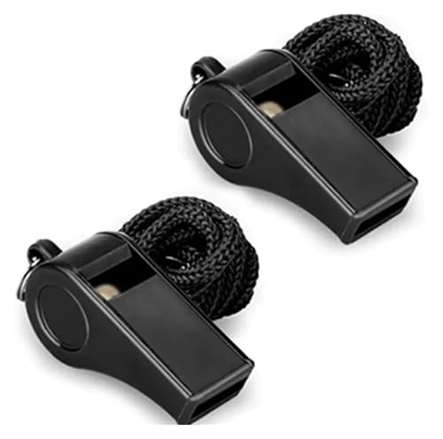 Whistles deportivos coach 10 piezas negro miniatura 1