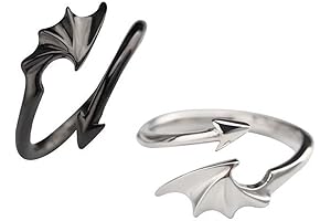Adjustable Toothless Dragon Promise Couple Rings