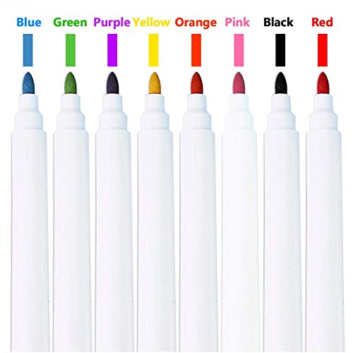 AMOYER Magnetic Dry Erase Marker Lavagna Bianca