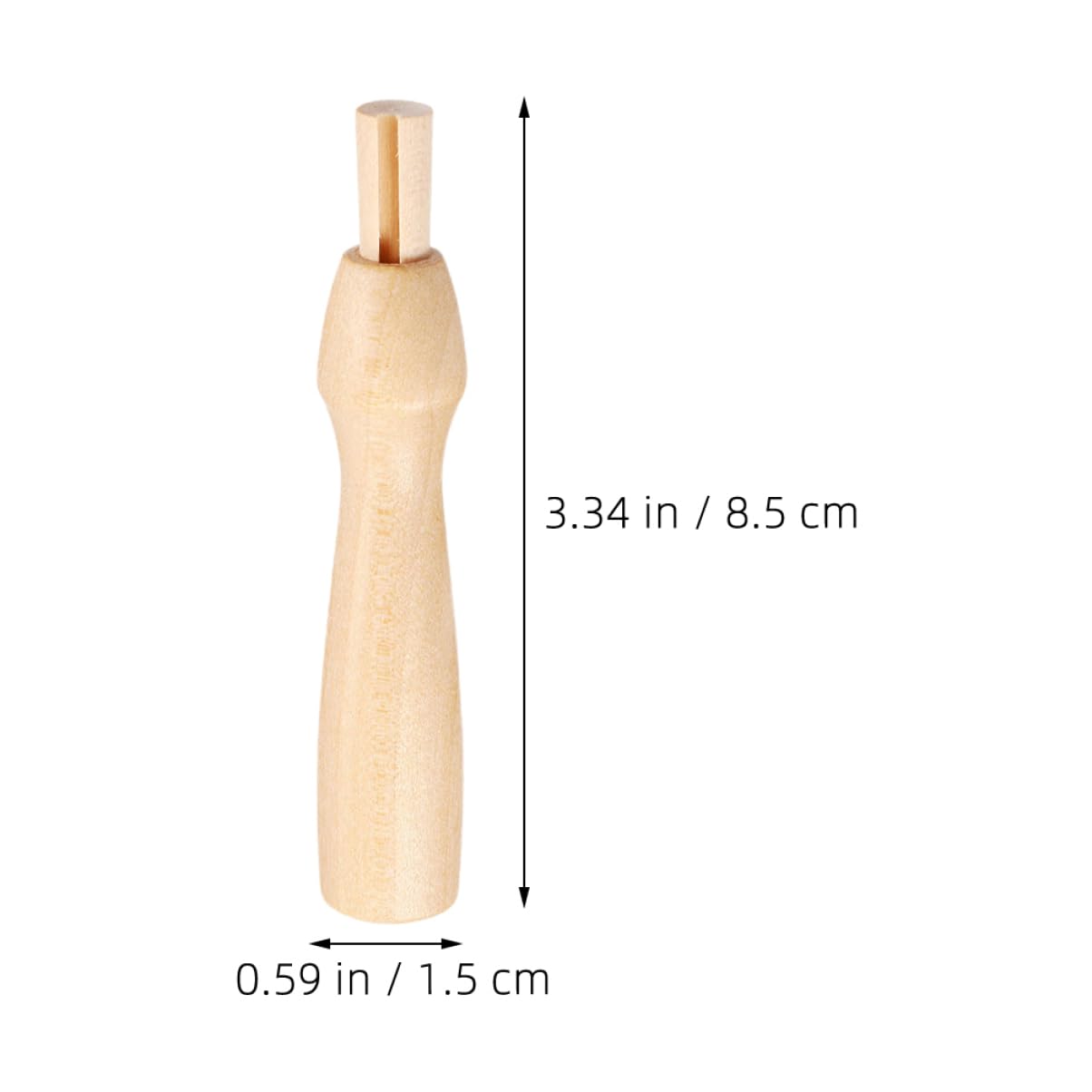 LALAFINA 4Pcs Wooden Felting Handles Multi Function Needle Felting Tools for Seamless Crafting Design for Various Needle Comfortable Grip for Precise Control