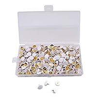 500 Puntine Da Disegno Colorate - Testa Tonda 10mm In Metallo E Plastica Per Lavagne