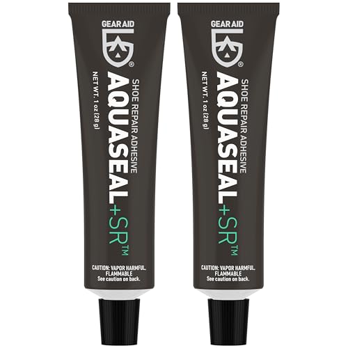GEAR AID Aquaseal SR Shoe Repair Adhesive for Fixing Holes in Hiking,...